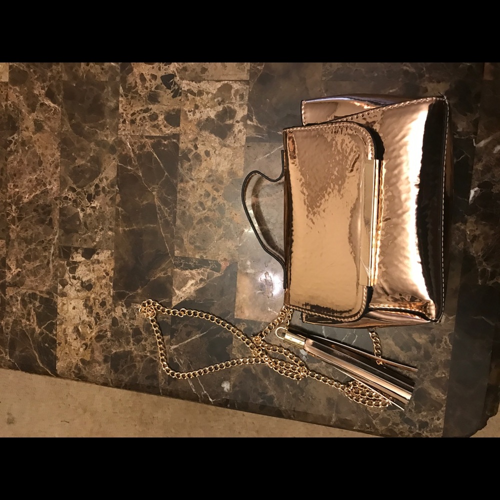 Rose Gold Fashionable crossbody purse